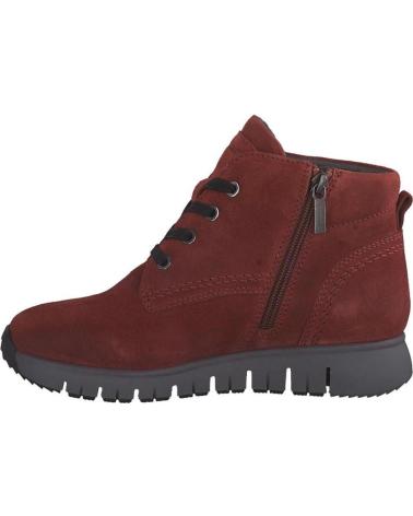 Botines de Mujer TAMARIS 86204 NUBUCK ROJO