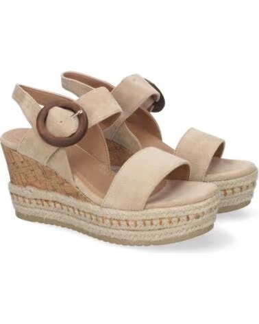SANDALIA DE CUÑA CON PLATAFORMA Y HEBILLA SPORT3PUNTO0 LA-716 EN BEIGE VARIOS COLORES