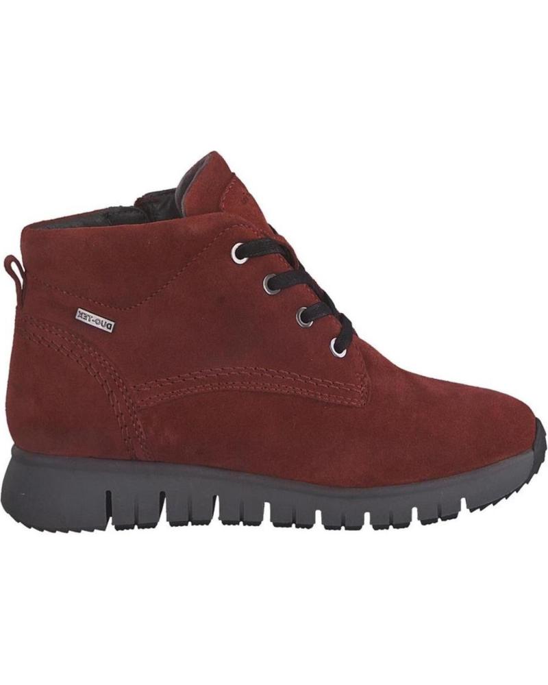 Botines de Mujer TAMARIS 86204 NUBUCK ROJO
