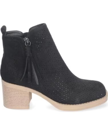 SPORT3PUNTO0 VR002 STIEFELETTEN MIT BREITEM ABSATZ UND REISSVERSCHLUSS SOWIE PERFORIERTEN DETAILS VARIOS COLORES