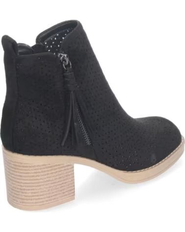 SPORT3PUNTO0 VR002 STIEFELETTEN MIT BREITEM ABSATZ UND REISSVERSCHLUSS SOWIE PERFORIERTEN DETAILS VARIOS COLORES