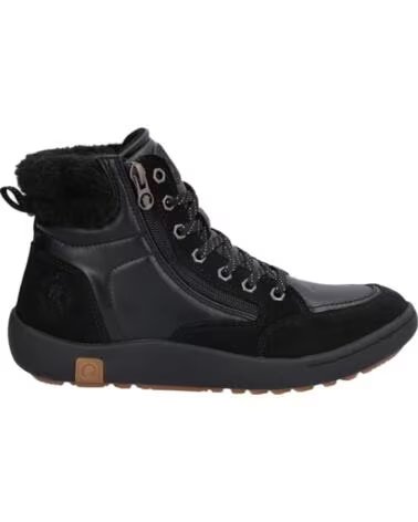 CORONEL TAPIOCCA BOTINES PLANOS MUJER T555 NEGRO