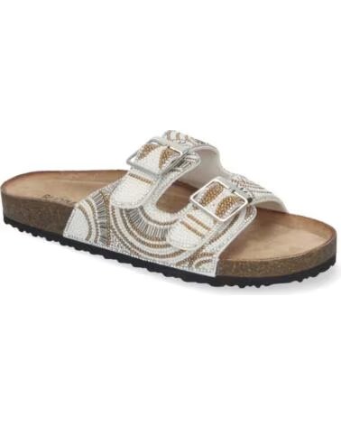 SPORT3PUNTO0 SANDALEN AY-3070 WEISS MIT PERLEN VARIOS COLORES