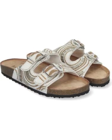 SPORT3PUNTO0 SANDALEN AY-3070 WEISS MIT PERLEN VARIOS COLORES