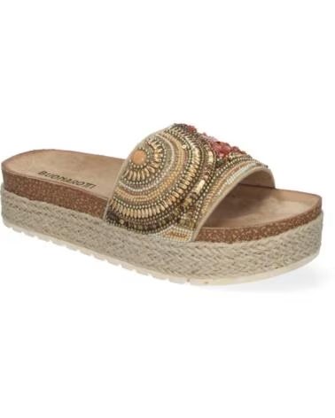 SPORT3PUNTO0 PLATEAU-SANDALEN AY-3072 GOLD VARIOS COLORES