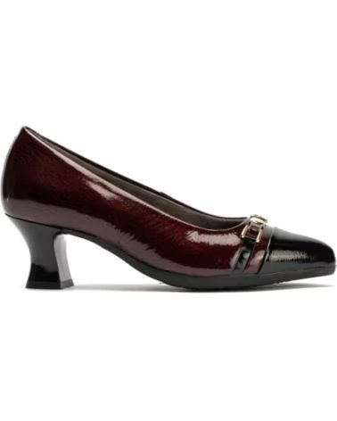 PITILLOS DAMEN PUMPS 11683 SCHWARZ-BORDEAUX NEGRO-BURDEOS