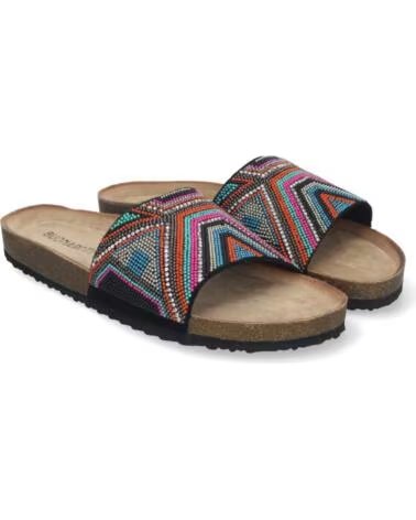 SPORT3PUNTO0 SANDALEN AY-3061 SCHWARZ BESTICKT MIT PERLEN VARIOS COLORES