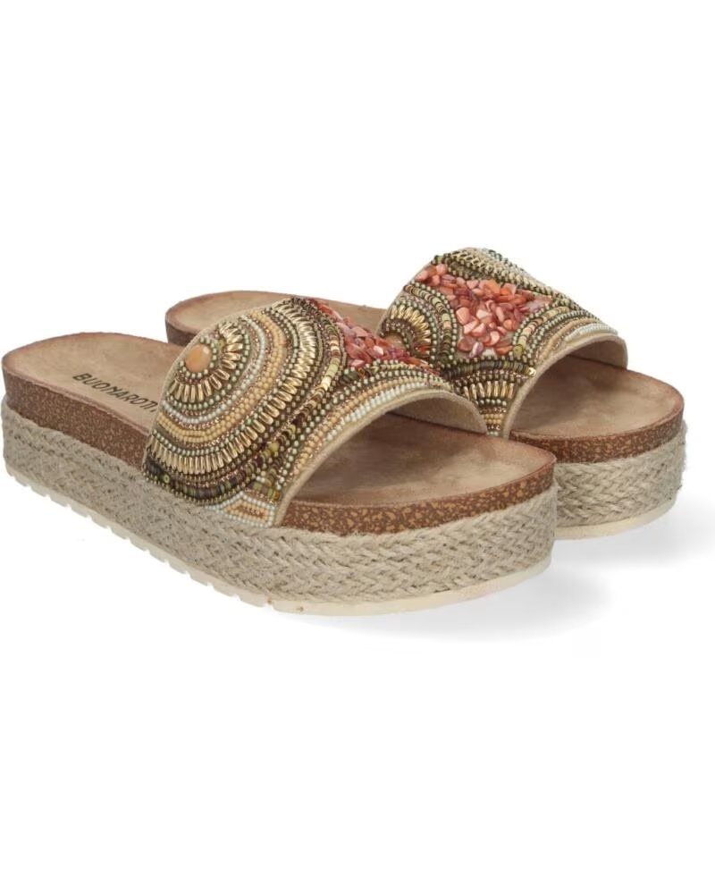 SPORT3PUNTO0 PLATEAU-SANDALEN AY-3072 GOLD VARIOS COLORES