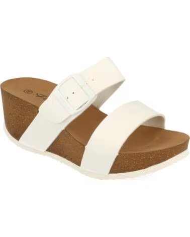 SPORT3PUNTO0 M-08 WEISSE KEILSANDALETTEN VARIOS COLORES