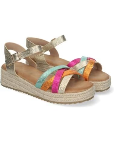 SPORT3PUNTO0 CF-2480-MULTI SANDALO CON ZEPPA MULTICOLORE VARIOS COLORES