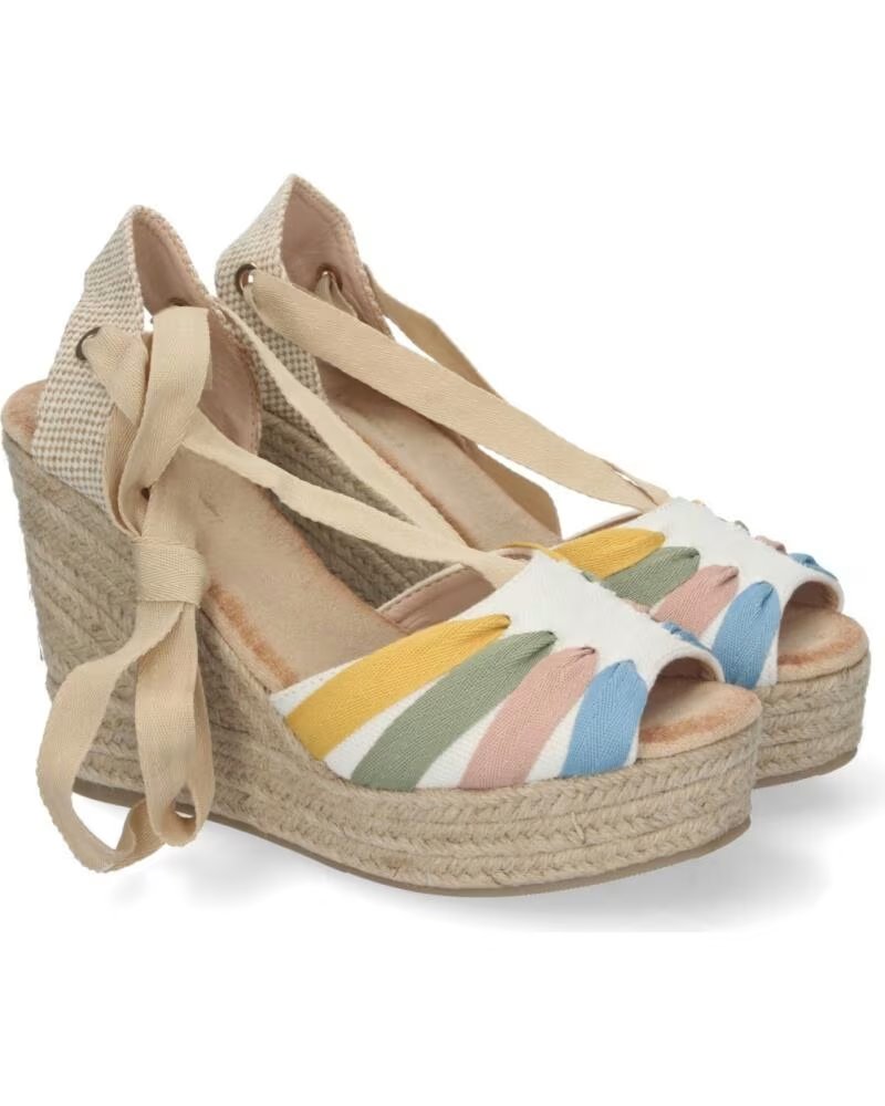 SPORT3PUNTO0 1A-1561-MULTI SANDALES COMPENSÉES MULTICOLORES VARIOS COLORES