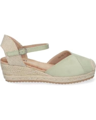 SPORT3PUNTO0 VRA-695 KEILABSATZ-ESPADRILLE GRÜN VARIOS COLORES