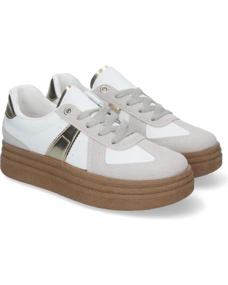 SPORT3PUNTO0 BASKETS PLATEFORME 7590-OR BLANC VARIOS COLORES