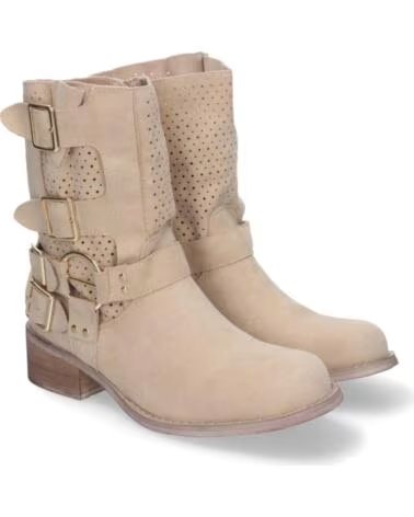 STIVALI STILE BIKER SPORT3PUNTO0 L1001-BEIGE VARIOS COLORES