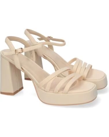 SPORT3PUNTO0 A30-100 SANDALI CON TACCO ALTO, PLATEAU E LISTINI BEIGE VARIOS COLORES