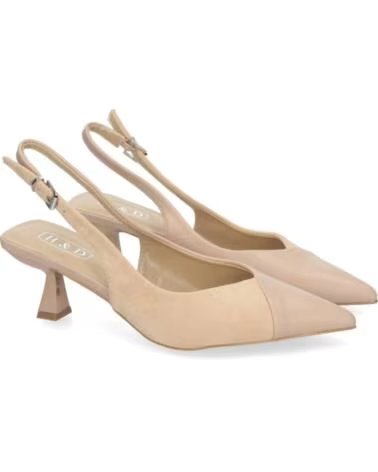 SLINGBACK-PUMPS MIT STILETTOABSATZ UND SPITZE KAPPE SPORT3PUNTO0 L88-327 NUDE VARIOS COLORES