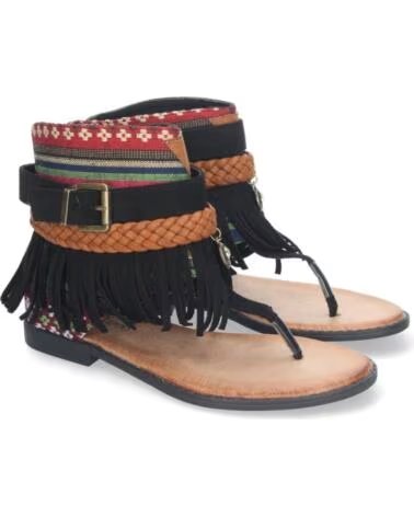 SPORT3PUNTO0 SANDALI STILE BOHO CON FRANGE E FIBBIA MODELLO YZ23-111 VARIOS COLORES