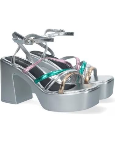 SPORT3PUNTO0 043-MULTI SANDALES À TALONS ET PLATEFORME BRIDES MULTICOLORES VARIOS COLORES