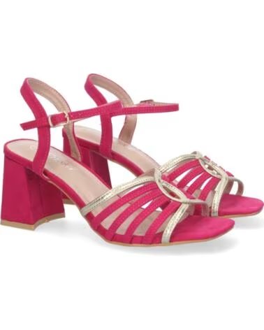 SPORT3PUNTO0 SANDALI CON TACCO JL777 FUCSIA VARIOS COLORES