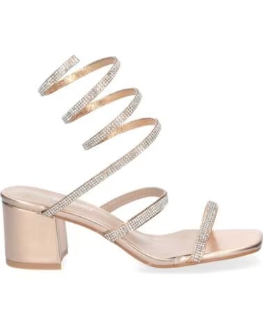 SPORT3PUNTO0 F2312 ABSATZSANDALEN CHAMPAGNER VARIOS COLORES