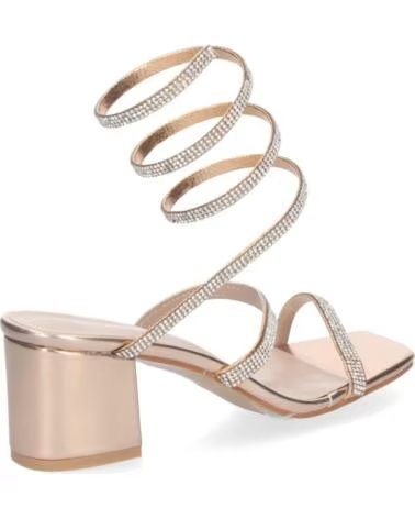 SPORT3PUNTO0 F2312 ABSATZSANDALEN CHAMPAGNER VARIOS COLORES