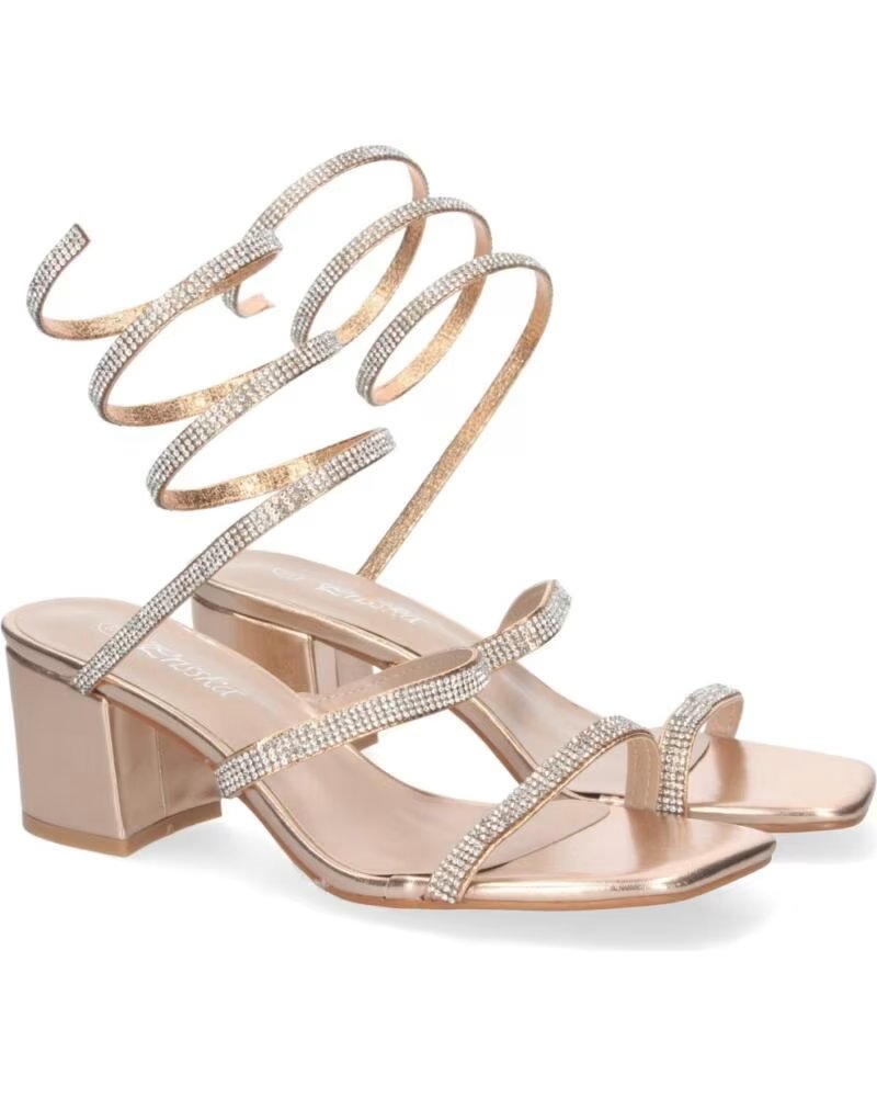 SPORT3PUNTO0 F2312 ABSATZSANDALEN CHAMPAGNER VARIOS COLORES