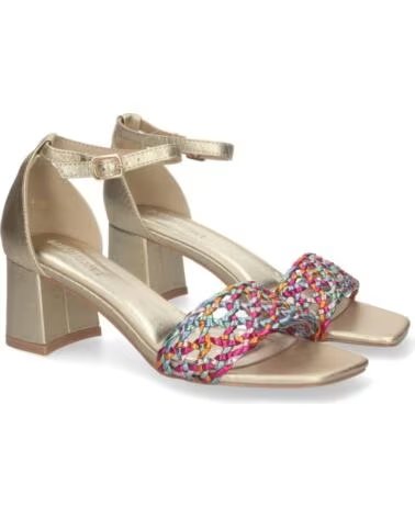 SPORT3PUNTO0 SANDALI CON TACCO A-3002-MULTI ORO MULTICOLORE VARIOS COLORES