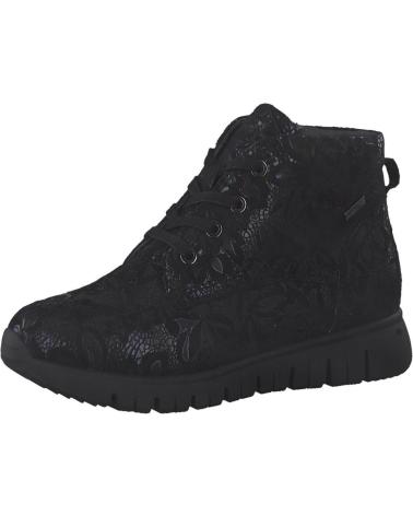 Botines de Mujer TAMARIS 86204 PIEL NEGRA NEGRO