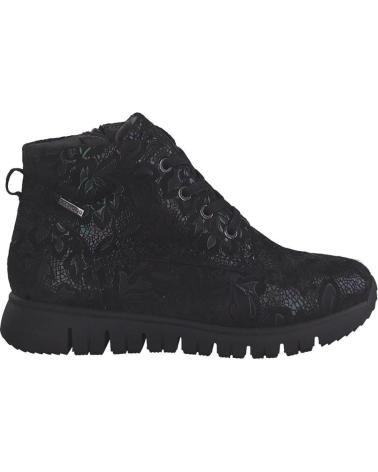 Botines de Mujer TAMARIS 86204 PIEL NEGRA NEGRO