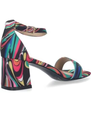 SPORT3PUNTO0 A-2401 MEHRFARBIGE ABSATZSANDALEN VARIOS COLORES