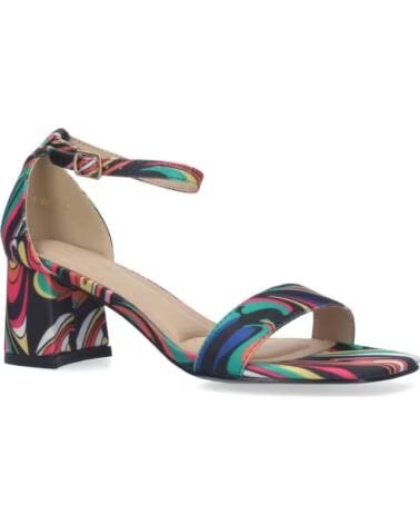 SPORT3PUNTO0 A-2401 MEHRFARBIGE ABSATZSANDALEN VARIOS COLORES