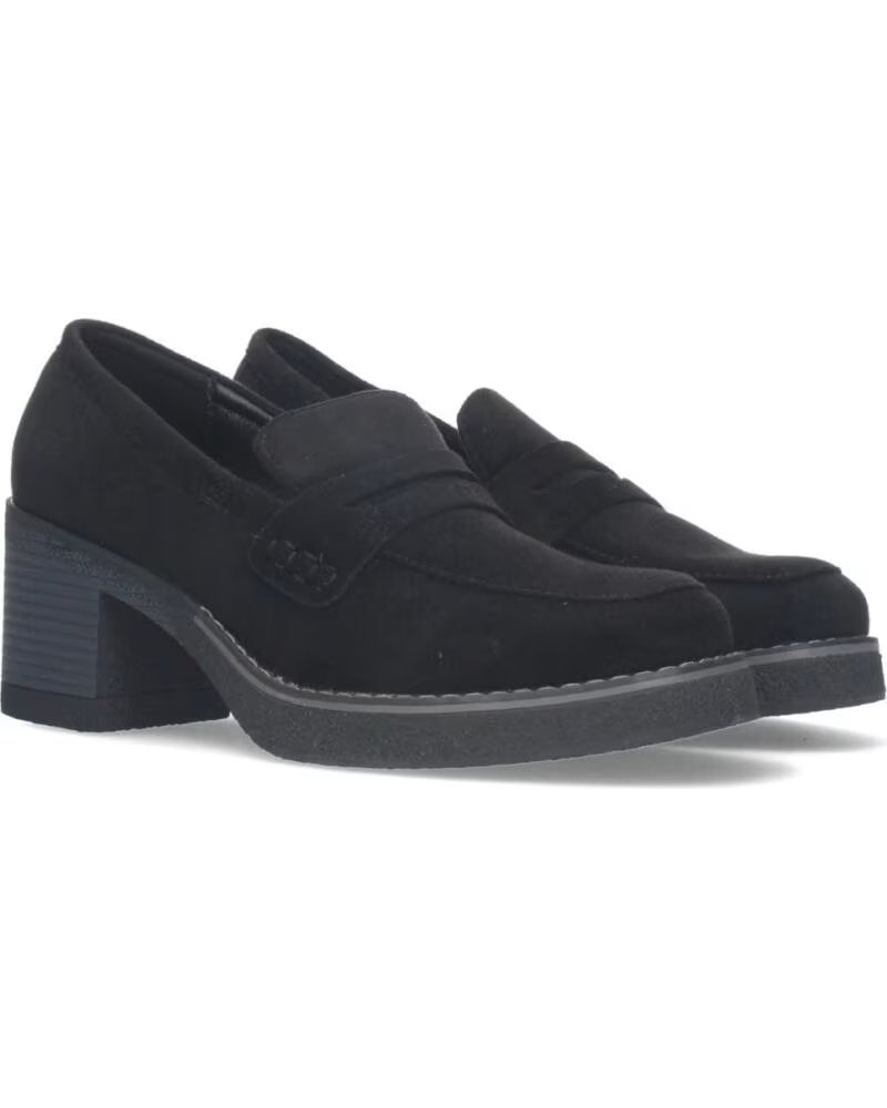 SPORT3PUNTO0 VR3-537 HIGH-HEEL-MOKASSIN SCHWARZ VARIOS COLORES