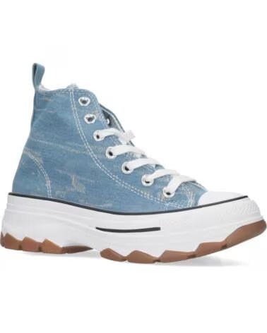SPORT3PUNTO0 EV-100 JEANS-CANVAS-SNEAKER MIT PLATEAU VARIOS COLORES