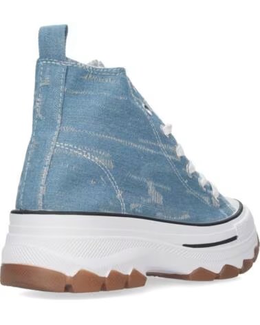 SPORT3PUNTO0 EV-100 JEANS-CANVAS-SNEAKER MIT PLATEAU VARIOS COLORES
