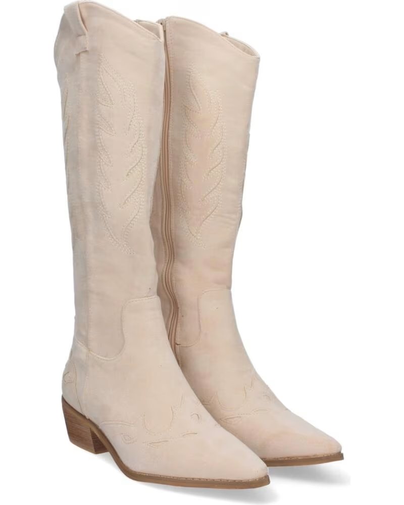 SPORT3PUNTO0 DAMEN WESTERN-LANGSCHAFTSTIEFEL JS1820 BEIGE VARIOS COLORES