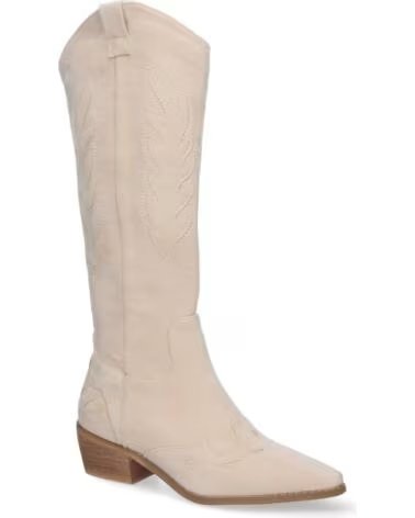 SPORT3PUNTO0 DAMEN WESTERN-LANGSCHAFTSTIEFEL JS1820 BEIGE VARIOS COLORES