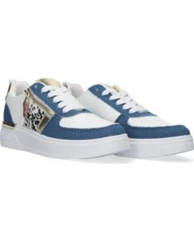 SPORT3PUNTO0 A-66 FREIZEIT-SNEAKER MIT ANIMAL-PRINT-DETAIL VARIOS COLORES