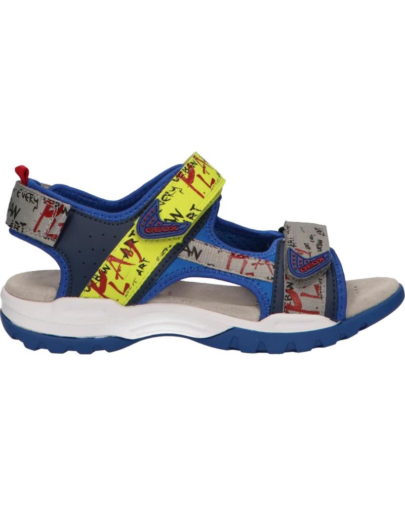Sandali per Bambino GEOX J920RA 05415 J BOREALIS C4502 NAVY-FLUO
