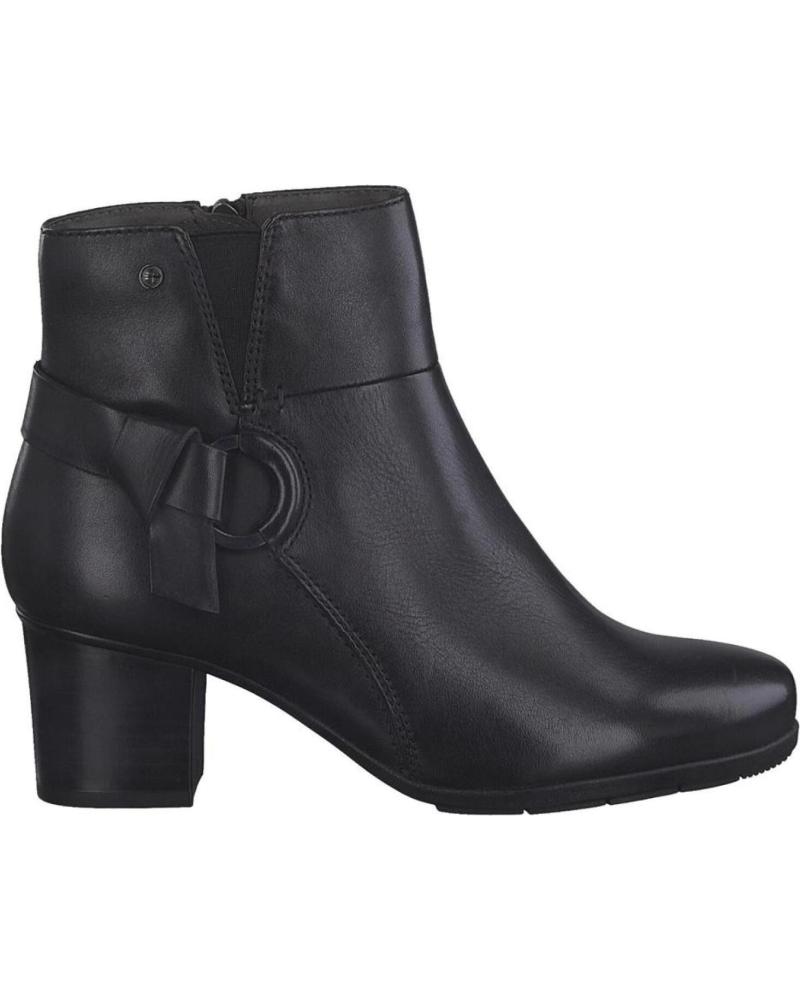 Botines de Mujer TAMARIS 85303 PIEL NEGRA NEGRO