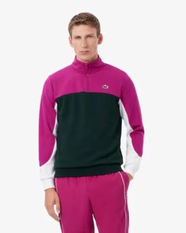 LACOSTE SUDADERA HOMBRE SH0701 ROSA
