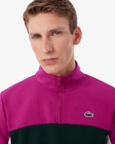 LACOSTE SUDADERA HOMBRE SH0701 ROSA