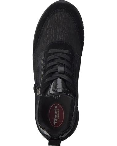 Zapatillas deporte de Mujer TAMARIS 83705 PIEL-LICRA NEGRA NEGRO