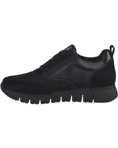 Zapatillas deporte de Mujer TAMARIS 83705 PIEL-LICRA NEGRA NEGRO