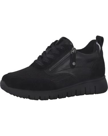 Zapatillas deporte de Mujer TAMARIS 83705 PIEL-LICRA NEGRA NEGRO