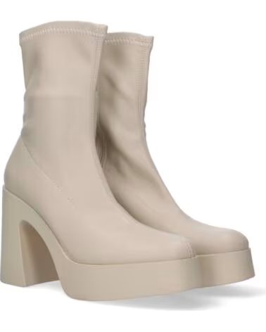 SPORT3PUNTO0 M3910 DAMEN STIEFELETTEN MIT BLOCKABSATZ UND PLATEAU BEIGE VARIOS COLORES