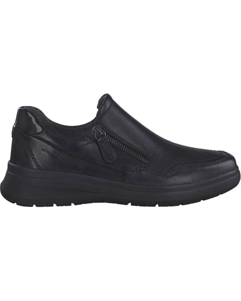 Mocasines de Mujer TAMARIS 84701 PIEL NEGRA NEGRO