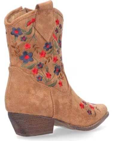 SPORT3PUNTO0 A-2463-CAMEL STIVALETTI CAMPEROS RICAMATI VARIOS COLORES