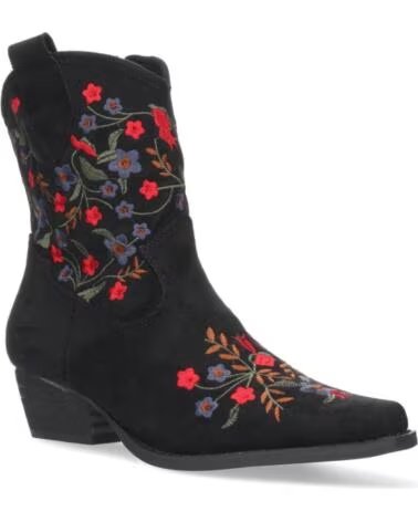SPORT3PUNTO0 A-2463 SCHWARZE BESTICKTE WESTERNSTIEFEL VARIOS COLORES