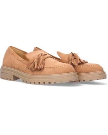 SPORT3PUNTO0 MOCASSINS FEMME CH-2482 CAMEL AVEC GLANDS VARIOS COLORES