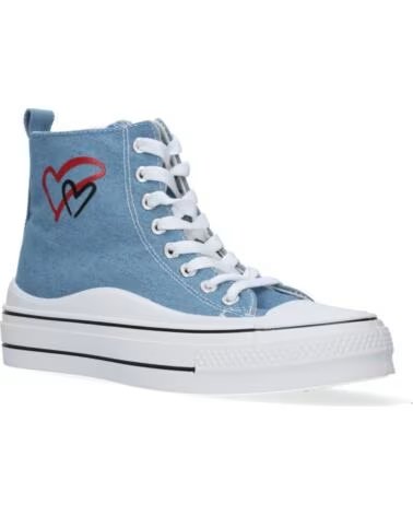 SPORT3PUNTO0 LA08-MARINO HOHE SEGELTUCH-SNEAKER DUNKELBLAU VARIOS COLORES